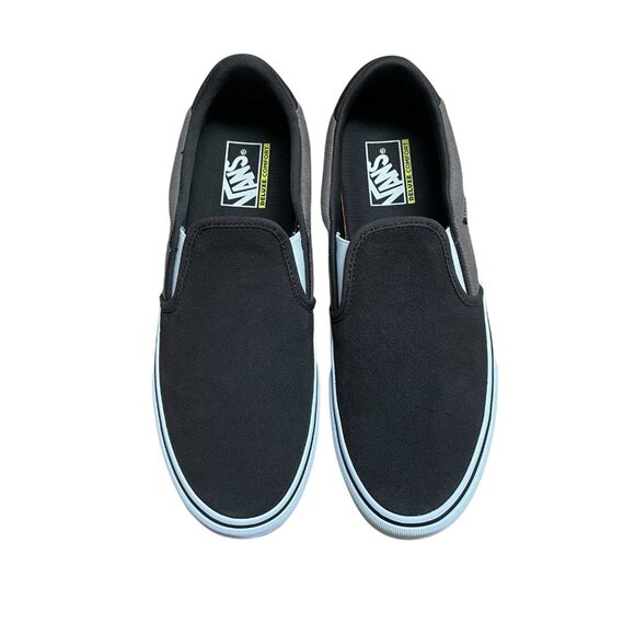VANS ASHER DELUXE SLIP ON SHOES COZY KNIT COFFEE MENS 11.5 SKATE COMFORTABLE NEW - Picture 3 of 6
